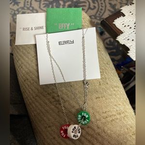 Carnival cruise line EFFY necklace